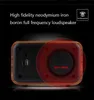 Freeshipping Wireless Wooden Portable Bluetooth Speaker Subwoofer with FM Radio Alarm Clock Caixa De Som Remote Control Altavoces Speaker