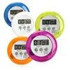 Mini digitale LCD rotondo elettronico conto alla rovescia Timer sveglia per timer da cucina Cooking Helper LX2841