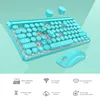 2.4G sans fil clavier souris Combos Mini ensemble multimédia combiné pour ordinateur portable ordinateur de bureau