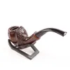 Pipes de tabac en bois Mini Fitter Fumer Pipe Creative Small Portable Tobacco Pipes For Dry Herb Smoke Tool 11COLO5620829