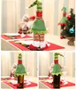 Elf Wine Bottle Cover Juldekorationer Bottkassor f￶r Party Home Decor Fashion Drop Ship