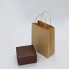 300pcs biżuteria worek papieru Mini Kraft Paper Gift Bag Wedding Party Candy Food Packaging Bag 10512CM1896471