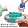 Animal de compagnie 2 en 1 salle de bain brosse de marié pour chats chiens brosses de massage enlève les cheveux en vrac peigne pour animaux de compagnie shampooing shampooing dispensateur de toilettage outils 3455126