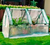 Two-cell floor-to-ceiling garden greenhouse Tunnel Mini Plant insulation Seedling shed -Kraflo jardin Supplies