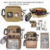 戦術ギアユーティリティマップ管理ポーチEDC Tool Molle BagオーガナイザーMolle System -Tan CX200822174