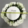 Silk artificial centerpieces flower ball DIY all kinds of flower heads wedding decor wall shop window table accessorie 4 sizes Y202076