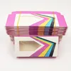 False Eyelash Case False Eyelashes Paper Box Cover Cosmetics empty Eye Lashes Package Boxes