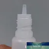 Nuevas botellas Tapa de manipulación a prueba de niños Botellas de líquido E de 15 ml con cerradura de cuentagotas larga Botella de pluma vacía de plástico Botellas de LDPE de 15 ml