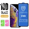 10d härdat glas för iPhone 15 Pro Max 14 plus 13 12 11 Pro XS Max X XR 7 8 Skärmskydd Samsung S10 A50 M20 9H Fullt täcklim