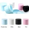 Frascos de crema cosmética de alta calidad 5G 15G 20G 30G PP con tapa Envase vacío de loción Negro Azul Rosa Blanco embalaje