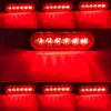 Araba Kırmızı Strobe Işık 6 LED Strobe Sinyal Uyarı Işık Bar Güvenlik Alarm Flaş Yanıp Sönen Ampul Yüzey Montaj Lighthead Lamba 12 V-24V