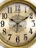 Horloge murale Vintage de luxe numérique silencieux grand pendule classique horloge murale en cuivre salon européen Klok décor à la maison AD50WC12627521