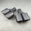 Una coppia di tubi di scarico per auto Akrapovic Tubi di scarico per silenziatore a doppia estremità in carbonio nero con rivestimento AK universale242O