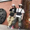 Новая мужская тактическая поясная сумка, тактический жилет, нагрудный рюкзак, функциональный нагрудный комплект в стиле хип-хоп, нейлоновый военный жилет, нагрудный комплект Pack187M