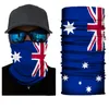 Maschera per il viso riutilizzabile American Uniteddom Germany Canada Flag Printing Mascheri protettivi per ciclismo regolabile 12 Style4630543