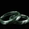 Bangle Natural Dark Green Guizhou Stone Bransoletka Autentyczna okrągła bransoletki Piękne kobiety039s jades biżuteria18968849