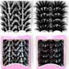 25mm 5Pairs cílios fofos 3d faux mink cílios longos e grossos cílios falsos cílios chicote vendedores maquiagem