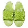 Kvinnors Flip-Flops Sommar Slipper Kvinna Slip på Mjuk Plast Hem Badrum Slippers Non-Slip Ananasform Casual Hot