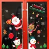 Nouveau Mode De Noël Stickers Muraux Maison Magasin Vitrine Célébration Fenêtre Porte Décoration Autocollant Électrostatique