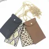 Trendy PU Leather One Shoulder Diagonal Keychain Female Bag Mini Fashion Simple Vertical Mobile Phone Packing Box