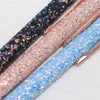 20 pcs King of stylos à bille Boutique 1.0mm Glitter sequin cristal stylo Trois couleurs en option Étudiant papeterie bureau Écriture