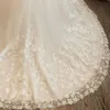 SL-5061 hors de l'épaule mariage robe de mariée robe de bal broderie dentelle applique Boho robe de mariée 2020 noiva grande taille robe