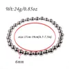 Amader 4 Couleur 6mm Haute Qualité Cuivre Femmes Hommes Bracelet Perlé Homme Homme Bijoux Pulseras Mujer1