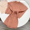 Nuovo Coreano Autunno Inverno Maglia All'esterno Scialle di Colore Solido Femminile Collare Finto Annodato Cravatta Aria Condizionata Scialle Sciarpa Delle Donne9999855