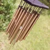 Trä och metall Aeoliska klockor hänger 16 rör Vind Chimes Yard Garden Utomhus Living Windchimes Home Decor Christmas Gift Y200903