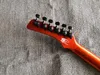 Custom Made Fly Mojo Chitarra elettrica trasparente rosso ciliegia doppia chitarra tremolo rosa Chitarra elettrica realizzata in Cina Spedizione gratuita