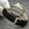 New Watch Chronograph Sports Battery Power Limited Watch Silver Dial Quartz Professional Wristwatch Folding clasp Men Watches Blue186M