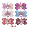 Unicorn Children's Sequins Bows Hairpin Jojo Siwa Angle Girl Ribbon Headdress Barrettes Hair Accessories Gifts for Kids