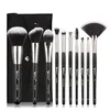 Beili Black Makeup Brushes Set Professional Brushes Foundation Powder Contour Eyeshadow Make Up Borstar CX200717