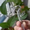 쿼츠 손톱 직선 훅과 함께 똥이없는 Hyman Club Quartz e Banger 거대한 e-nail 코일 히터 오일 rigs dab lits for e-banger