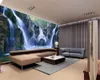 3D papel de parede moderno personalizado 3d paisagem papel de parede fantasia paisagem cachoeira sala de estar quarto wallcovering hd wallpaper