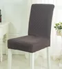 Couverture de chaise Solid Stretch Seat Covers Polyester Chair Cover Home Dining Chair Covers Home Decor Wholesale 12 Designs BT226