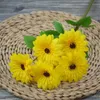 Fausse tige courte Gerbera fleur branche Simulation printemps Gerbera pour mariage maison fleurs artificielles décoratives