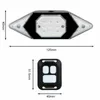 Fietsverlichting USB Fiets LED-indicator Fiets achterlichten Laser richtingaanwijzer Draadloze afstandsbediening Fietsaccessoires5768383