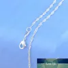 Chains hot necklace Jewelry Sample Order 20Pcs Mix 20 Styles 18 Genuine 925 Sterling Silver Link Necklace Set Lobster Clasps 925 Tag