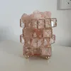 2020 Ny Enkel Bedroom Light Luxury Four-Story Crystal Bordslampor Himalayan Rose Salt Lamp Prinsessan Bedside Dekoration Nattljus