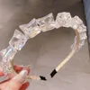 Boetiek kristal vrouwen hoofdband parel bloem meisjes ontwerper hoofdbanden mode vrouwen haar sticks haaraccessoires voor vrouwen hoofdbanden