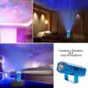 Freeshipping 9W RGB LED Vattenvåg Rippel Effekt Stage Light Laser Projektorlampa Jul Disco DJ Visa Evenemangsfest födelsedagsljus