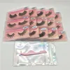 3D Mink Eyelashes Vente en gros 15 Styles 3d Mink Lashes Naturel Épais Fluffy Mink Lashes Extension Maquillage Doux Faux Eye Lashes avec Tweezer Set