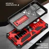 Armor Shockproof Cell Phone Cases Magnetic Bracket Kickstand Hybrid Military Protector Back Cover Case for iPhone 12 11 Pro Max XR XS 78 Plus