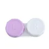 100pcs/lot Glasses Cosmetic Colored Contact Lenses Box Contact Lens Case for Eyes Contacts travel Kit Holder Container