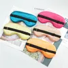 1 Adet Göz Kapağı İpek Uyku Göz Patch eyemask Blindfolds Kadın Erkek Seyahat Rest683 Relax yastıklı Shade Sleeping Maskesi