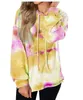 6 cores do inverno Outono mulheres roupa senhora tie dye Hoodie blusas manga longa roupas femininas camisola boutique de maternidade Sweaters M2683