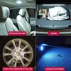 1st Wireless LED USB CAR Interiör Tak Kupol Ljus Läser USB Laddning Takmagnet Lampa Touch Type Night Light laddningsbar3223442