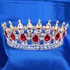 Crown Hair Akcesoria Baroque Royal Tiara Crown Rhinestone Super Queen Wedding Prezent dla kobiet1258v