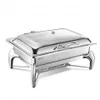 SY01 Hotellutrustning Chafing Dish Buffet Machine Food Warmers Rostfritt stål med värmeplatta Täckningsrätter
